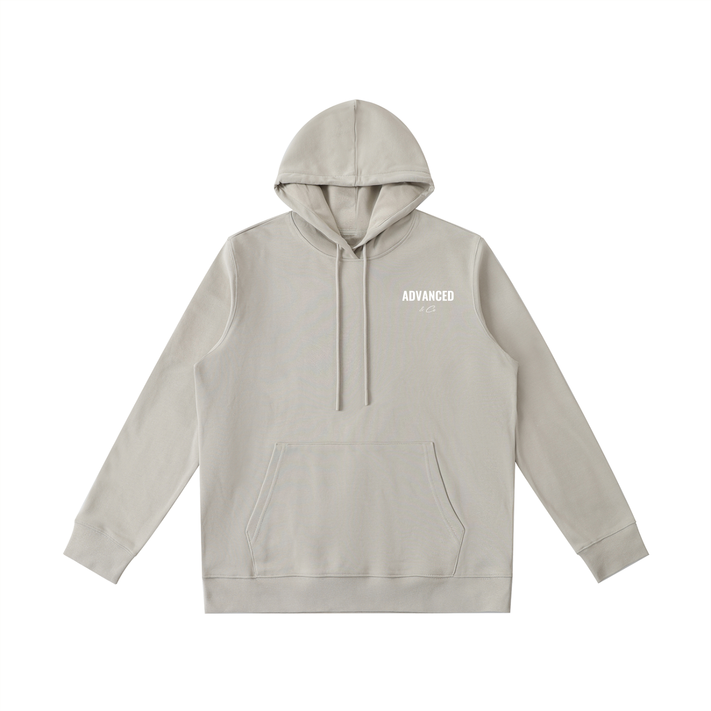 ADVANCED Classic Hoodie (white detail)