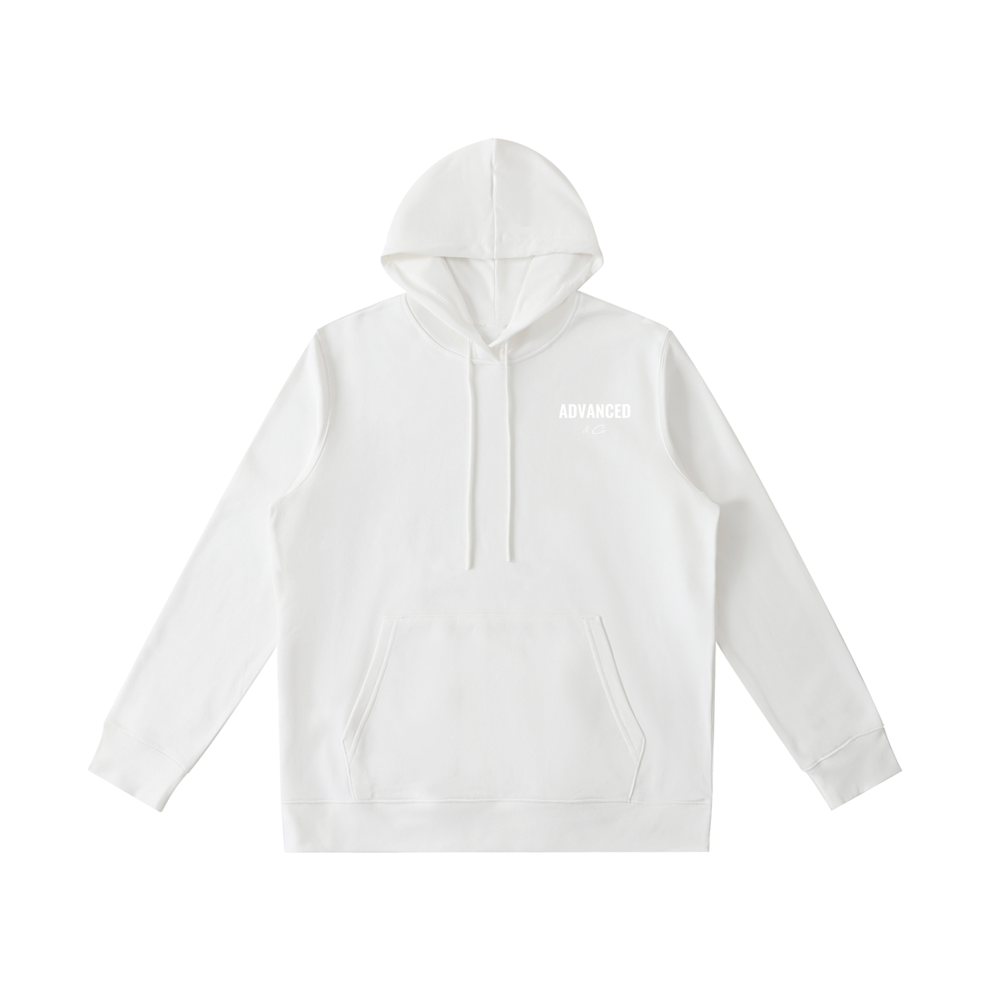 ADVANCED Classic Hoodie (white detail)